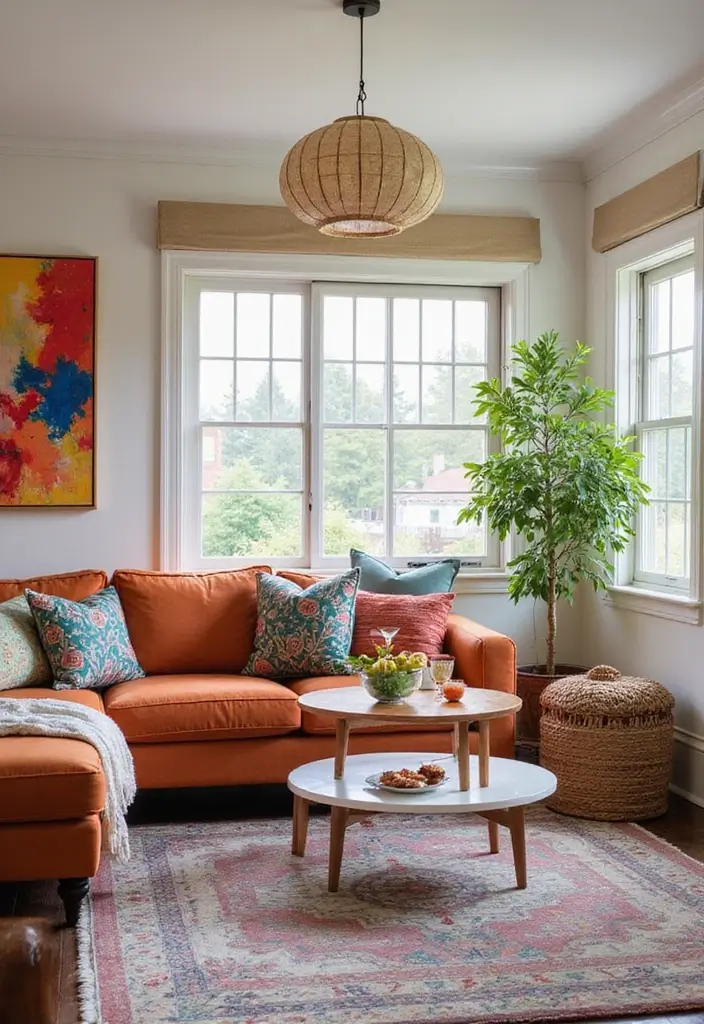 28 Home Decor Ideas Living Room on a Budget That Look Luxurious - 26. Bright Accent Colors