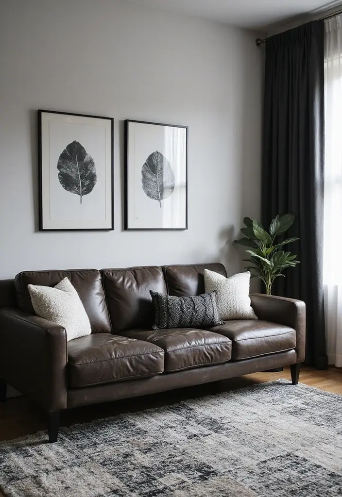 30 Black and White Home Decor Living Room Designs That Wow - 3. Layered Textures