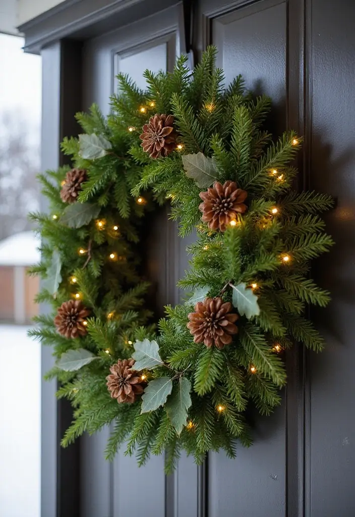 30 Christmas Decor Ideas for the Home Full of Festive Cheer - 11. Greenery Wreaths