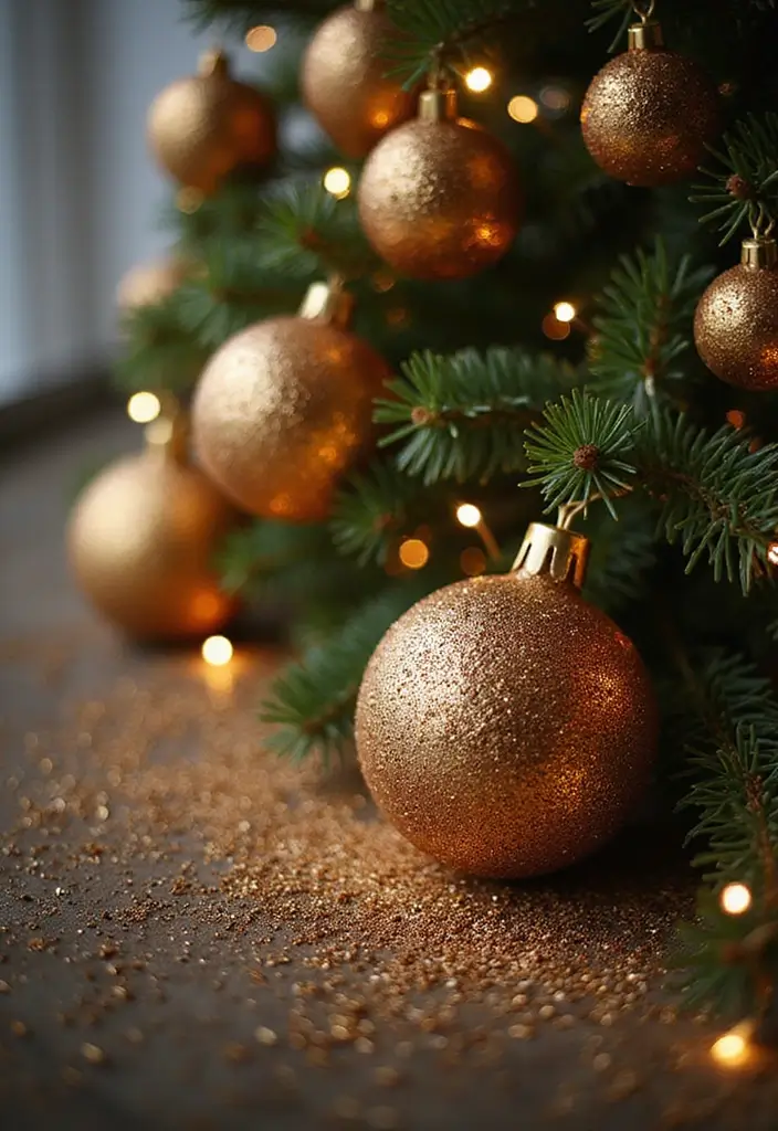 30 Christmas Decor Ideas for the Home Full of Festive Cheer - 21. Biodegradable Glitter Decor