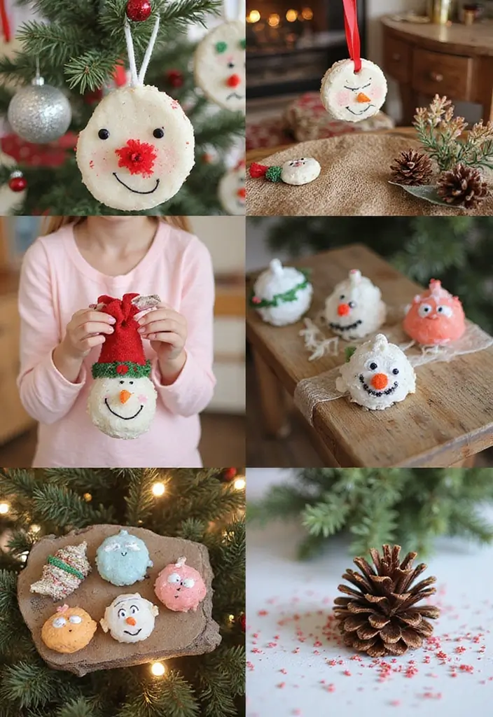 30 Christmas Home Decor Ideas for a Living Room Full of Holiday Spirit - 29. Seasonal Parent-Child Projects