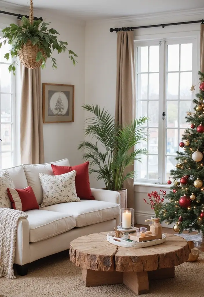 30 Christmas Home Decor Ideas for a Living Room Full of Holiday Spirit - 30. Community-Inspired Decor