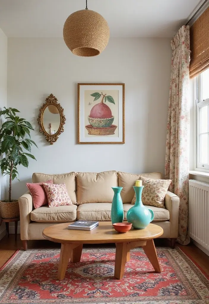 30 Cozy Home Decor Ideas Living Room Inspirations for Comfort Lovers - 19. Whimsical Decor Accents