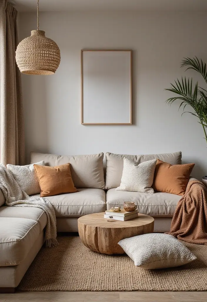 30 Cozy Home Decor Ideas Living Room Inspirations for Comfort Lovers - 26. Inviting Textures