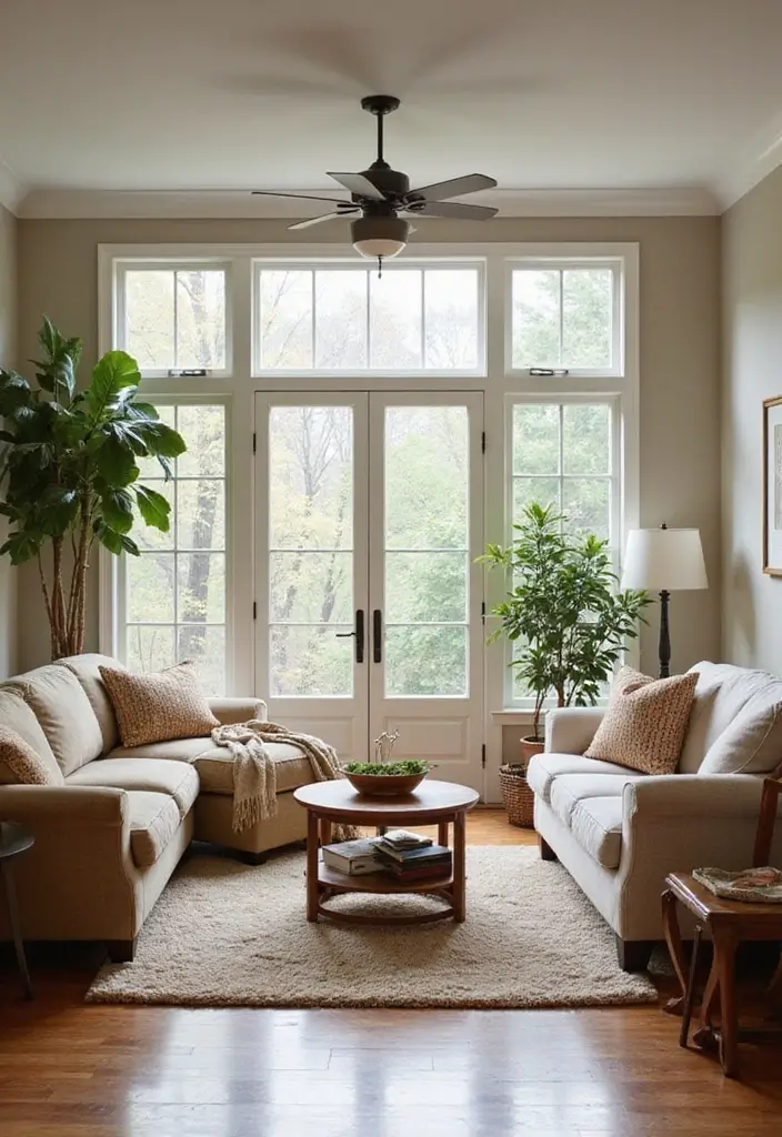 30 Cozy Home Decor Ideas Living Room Inspirations for Comfort Lovers - 30. Create a Family-Friendly Space