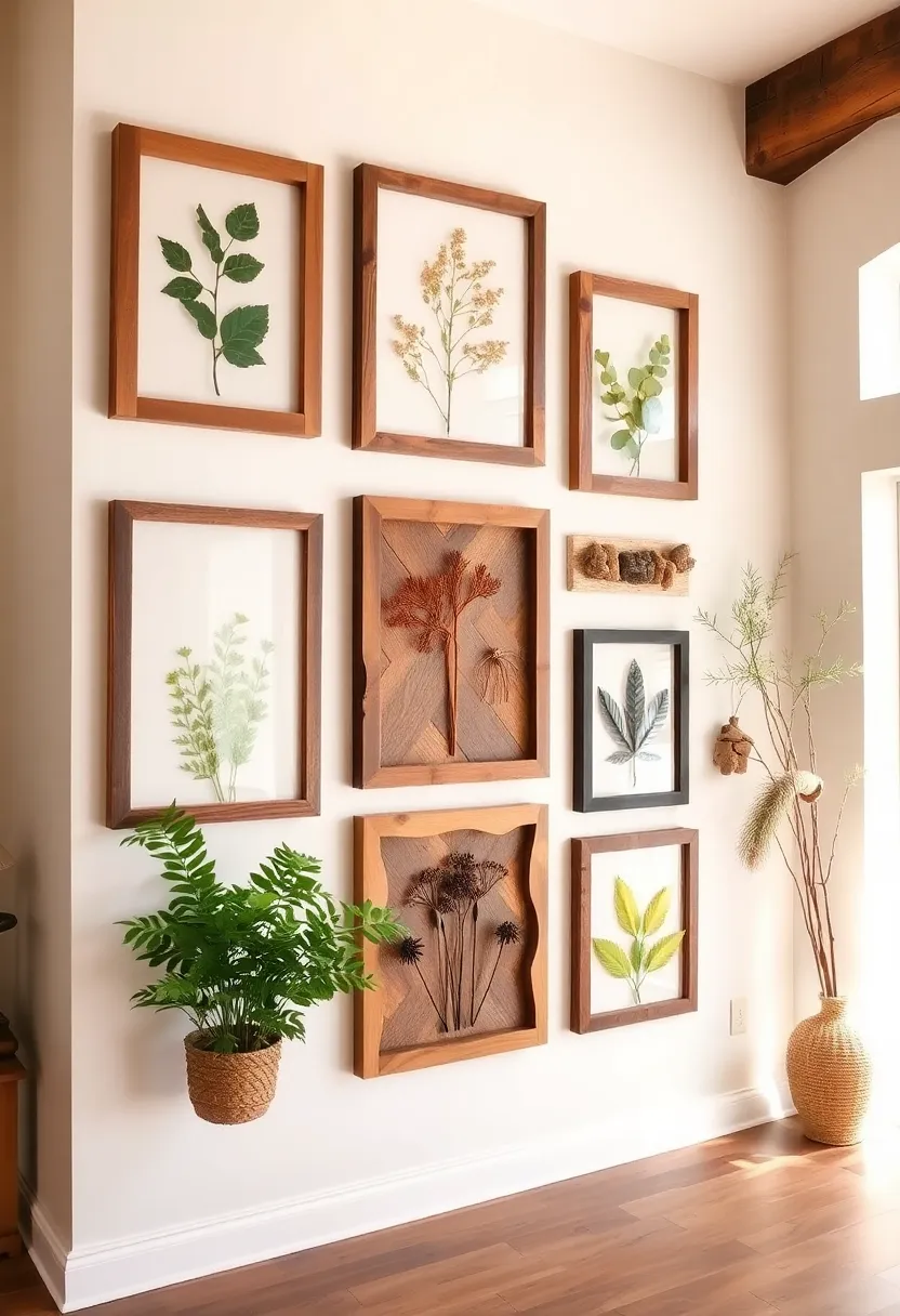 30 Easter Decor Ideas for the Home That Bring Fresh Spring Energy - 22. Nature-inspired Wall Art