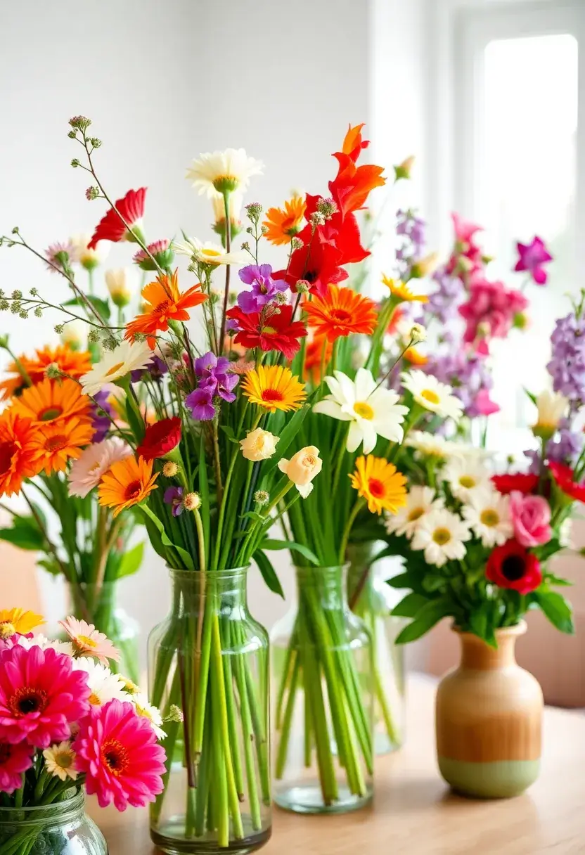 30 Easter Decor Ideas for the Home That Bring Fresh Spring Energy - 30. Spring Bouquet Arrangements
