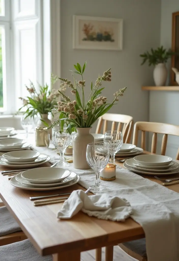30 Easter Decor Ideas for the Home That Bring Fresh Spring Energy - 8. Seasonal Table Settings
