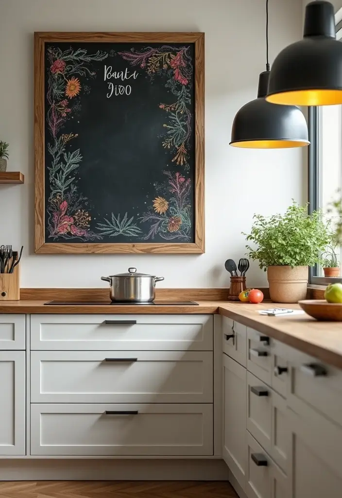 30 Easy DIY Crafts for Home Decor You’ll Want to Try Right Now - 20. Personalized Chalkboard