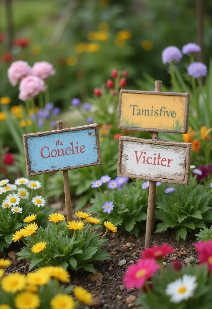 30 Easy DIY Crafts for Home Decor You’ll Want to Try Right Now - 29. DIY Garden Markers