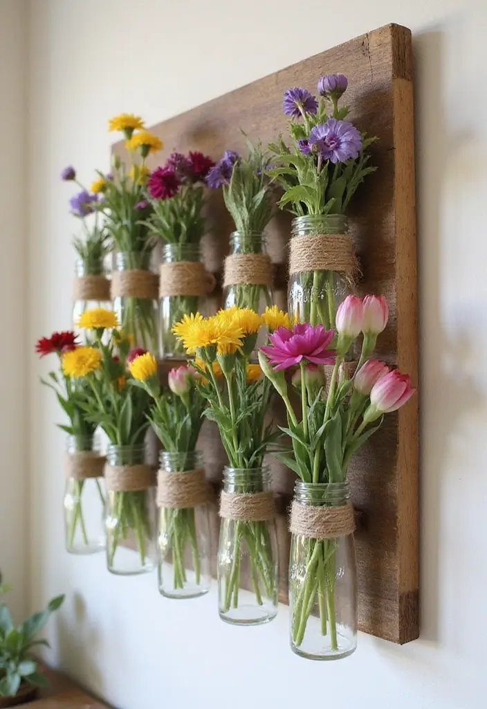 30 Easy DIY Home Decor Cheap Homemade Wall Art Craft Ideas for Every Room - 10. Upcycled Glass Jars as Art