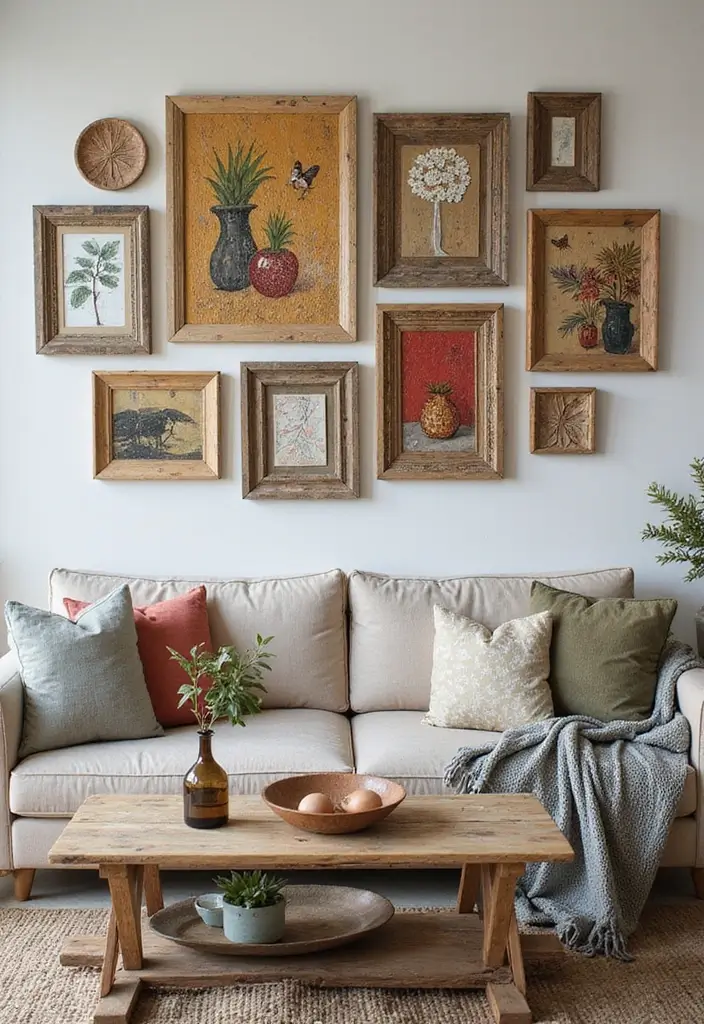 30 Eco-Friendly Home Decor Ideas for Living Room and Kitchen - 12. Eco-Friendly Wall Art