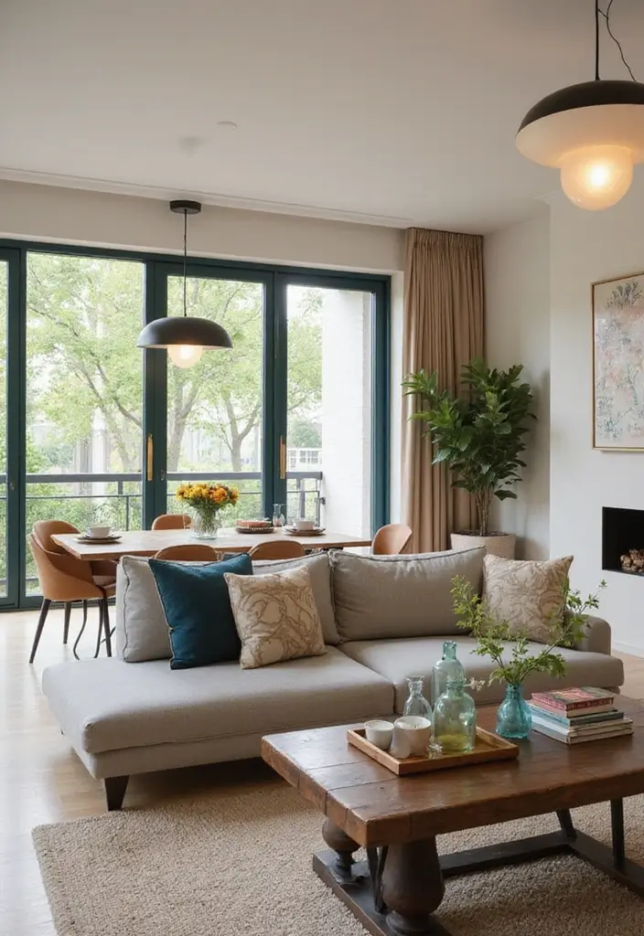 30 Eco-Friendly Home Decor Ideas for Living Room and Kitchen - 17. Recycled Glass Accents