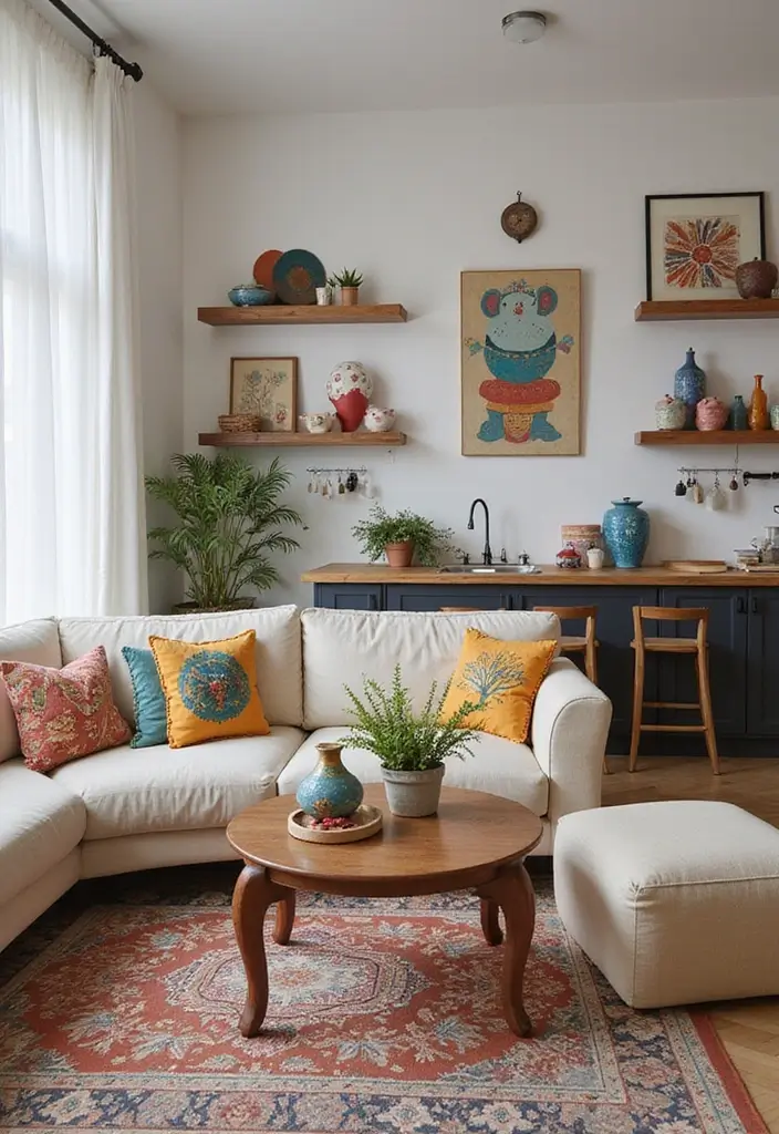 30 Eco-Friendly Home Decor Ideas for Living Room and Kitchen - 25. Hand-Painted Decor