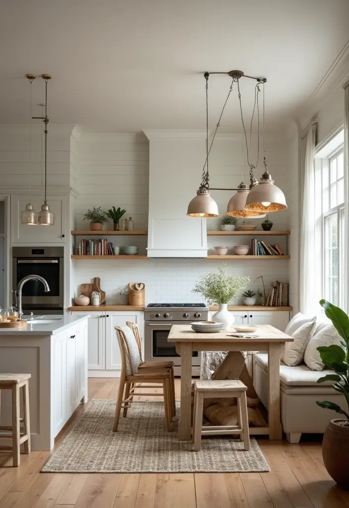 30 Eco-Friendly Home Decor Ideas for Living Room and Kitchen - 26. Farmhouse Style