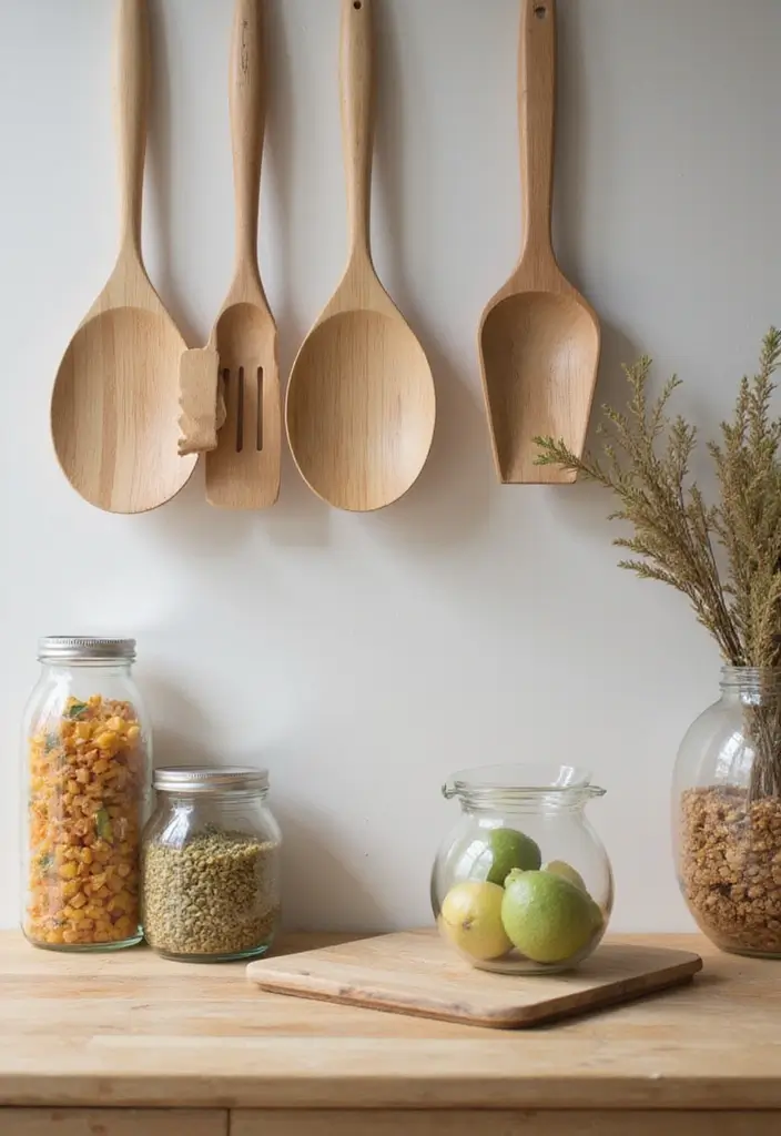 30 Eco-Friendly Home Decor Ideas for Living Room and Kitchen - 6. Sustainable Kitchenware