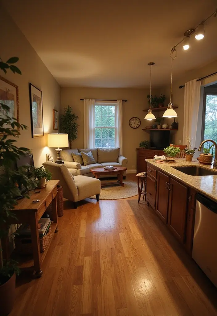 30 Eco-Friendly Home Decor Ideas for Living Room and Kitchen - 9. Energy-Efficient Lighting