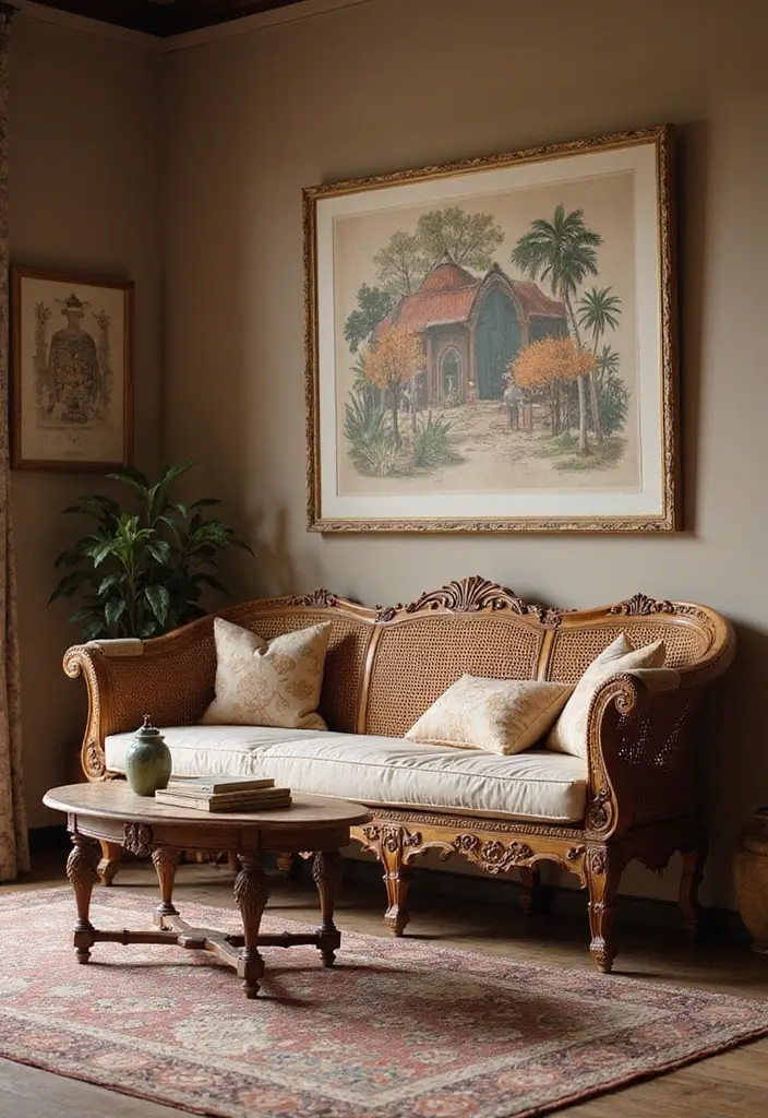 30 Ethnic Home Decor Indian Living Rooms Full of Culture and Warmth - 11. Focal Point Furniture