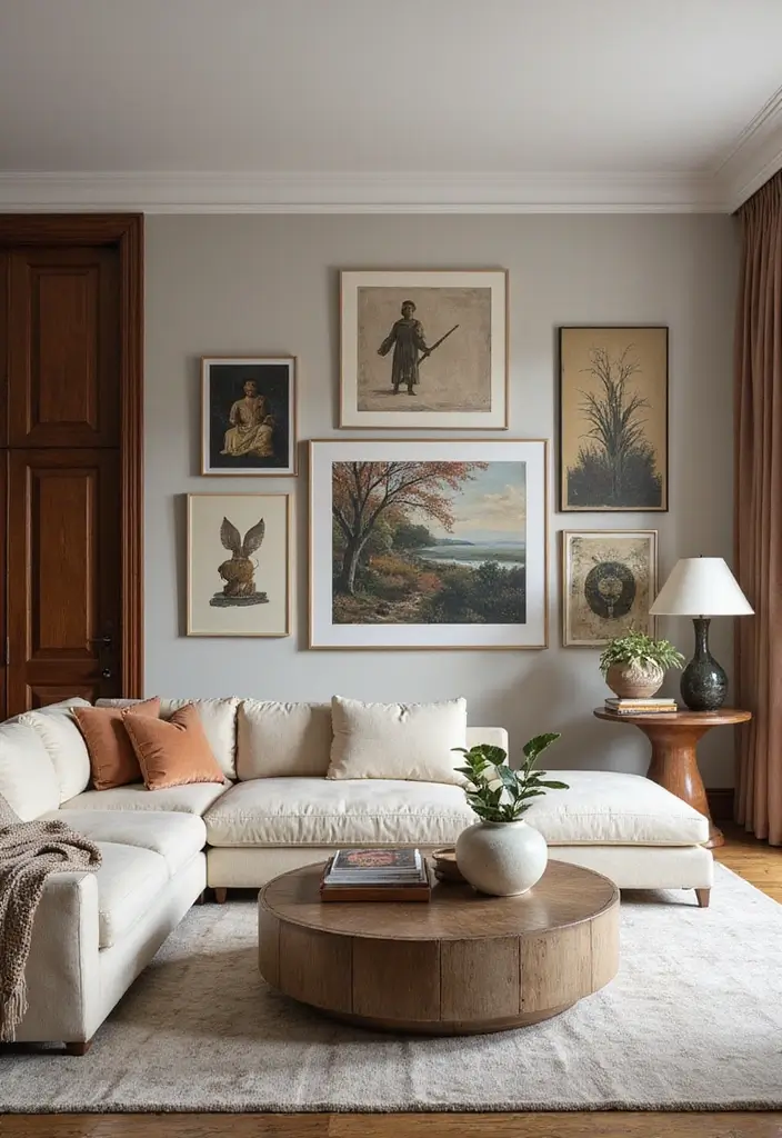 30 Ethnic Home Decor Indian Living Rooms Full of Culture and Warmth - 12. Cultural Artwork Displays