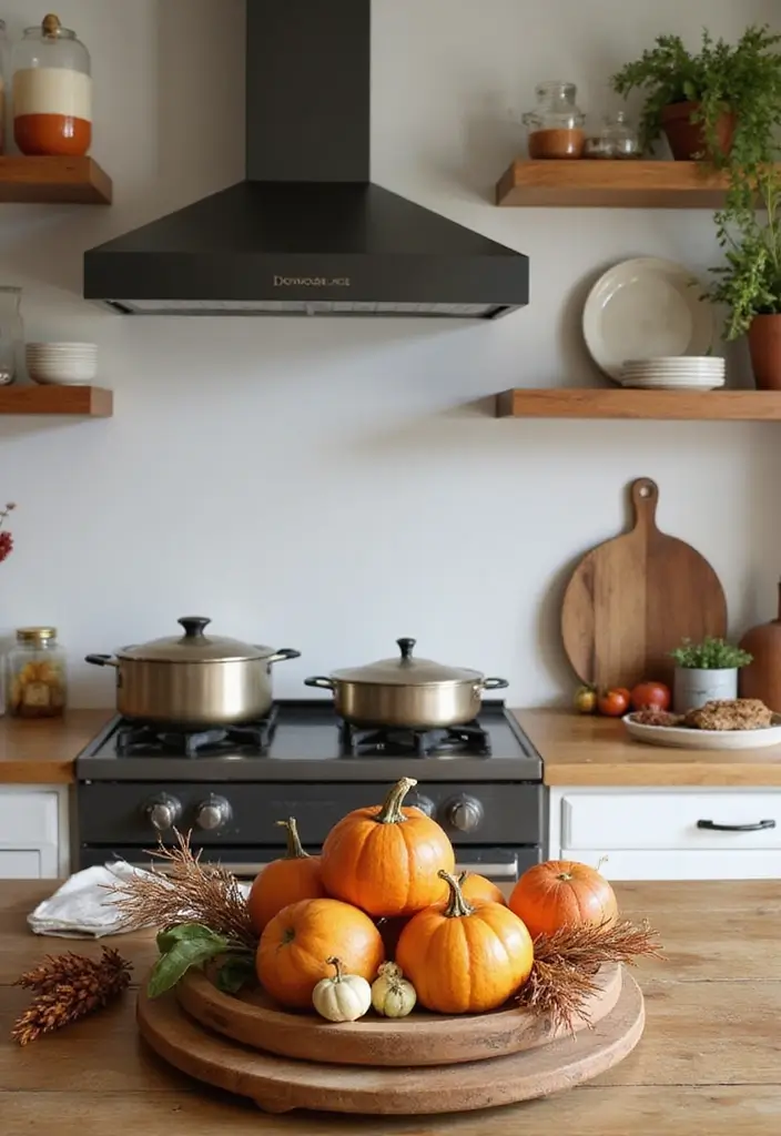 30 Fall Decor Ideas for the Home Boho Style with Earthy Charm - 27. Bohemian Kitchen Decor