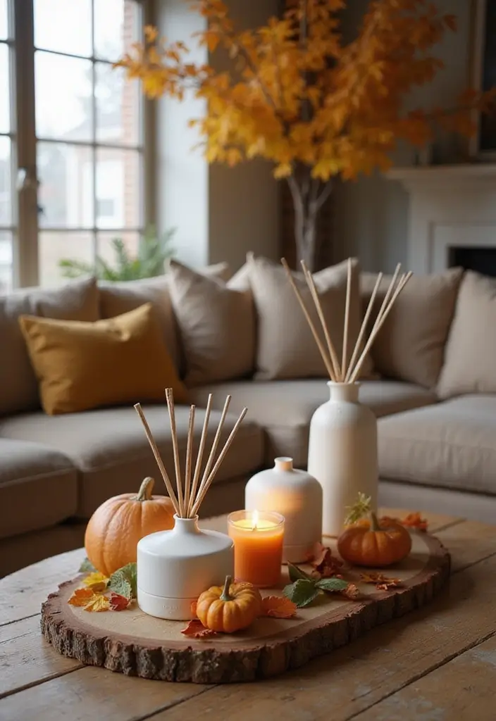 30 Fall Decor Ideas for the Home DIY Projects for Cozy Spaces - 10. Seasonal Scent Diffusers