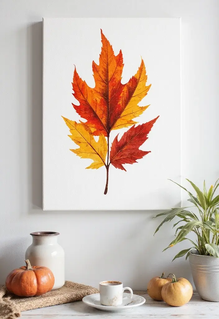 30 Fall Decor Ideas for the Home DIY Projects for Cozy Spaces - 28. DIY Leaf Prints