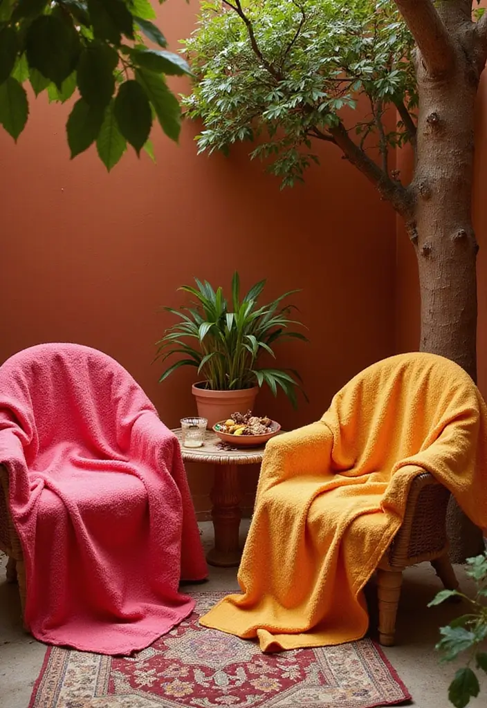 30 Ganesh Decoration Ideas for Eco-Friendly Home Decor DIY - 16. Organic Cotton Throws