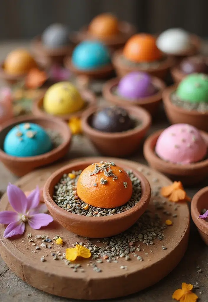 30 Ganesh Decoration Ideas for Eco-Friendly Home Decor DIY - 17. DIY Seed Bombs for Blessings