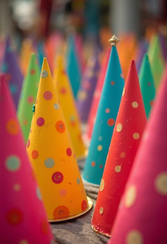 30 Ganesh Decoration Ideas for Eco-Friendly Home Decor DIY - 24. Recycled Paper Party Hats