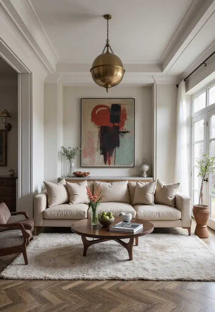 30 Home Decor Ideas for Modern Living Room Design - 29. Statement Pieces