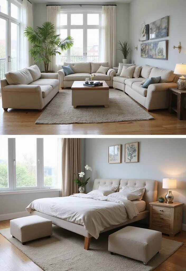 30 Home Decor Ideas for Modern Living Room Design - 8. Multi-functional Spaces