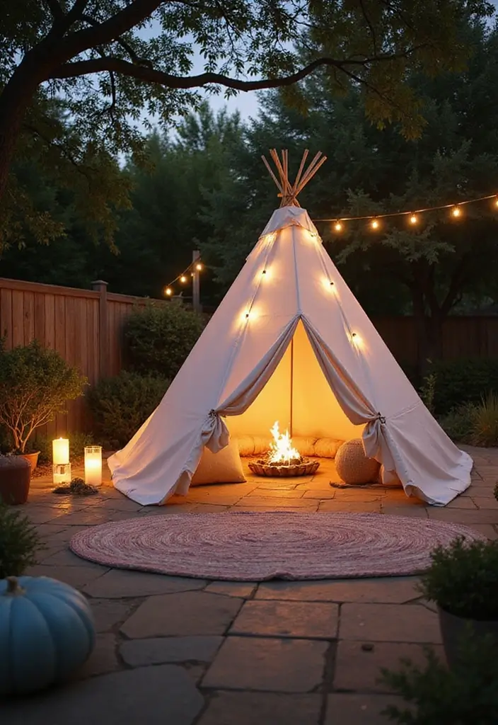 30 Romantic Date Night at Home Decor Ideas for an Intimate Setting - 10. A Blanket Fort for Fun