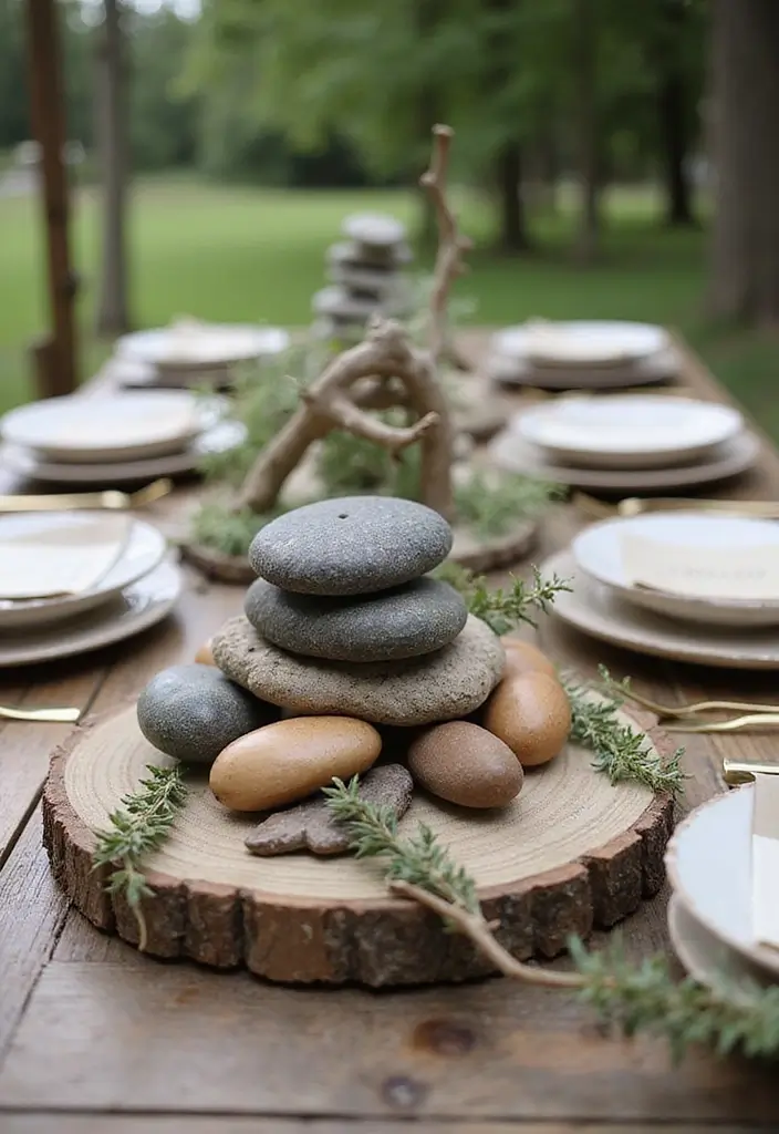 30 Romantic Date Night at Home Decor Ideas for an Intimate Setting - 14. Nature-Inspired Centerpieces
