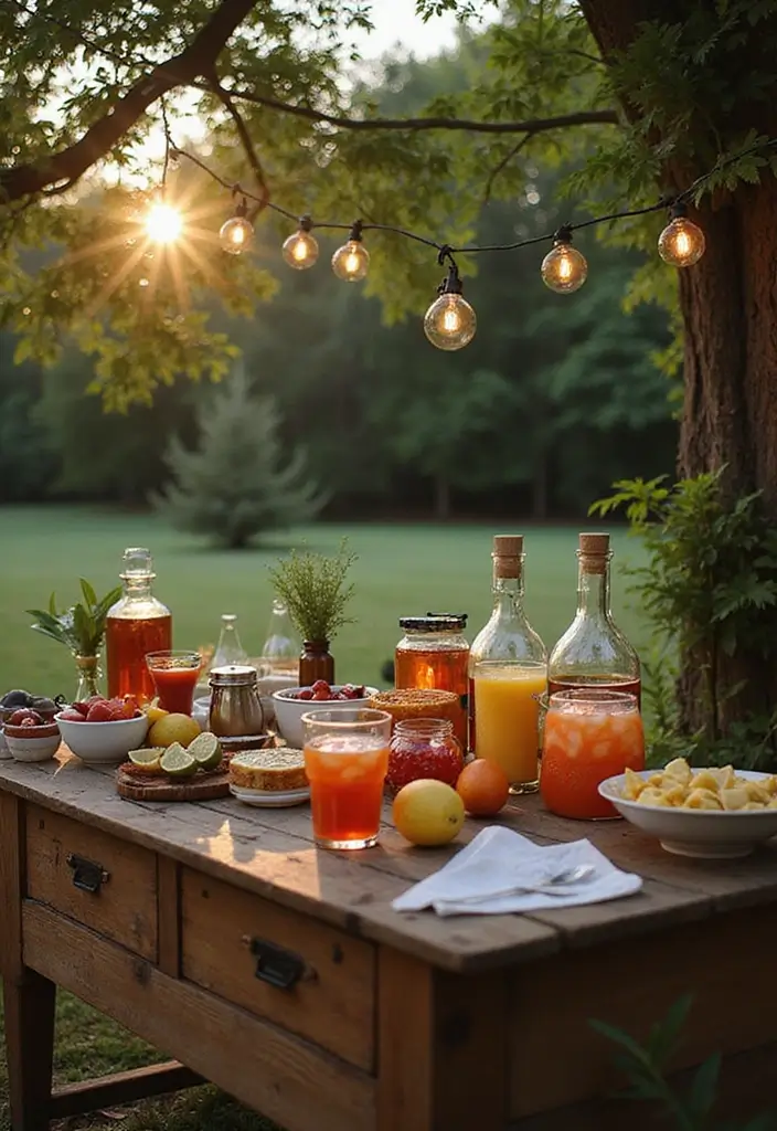 30 Romantic Date Night at Home Decor Ideas for an Intimate Setting - 20. Customized Cocktail Station