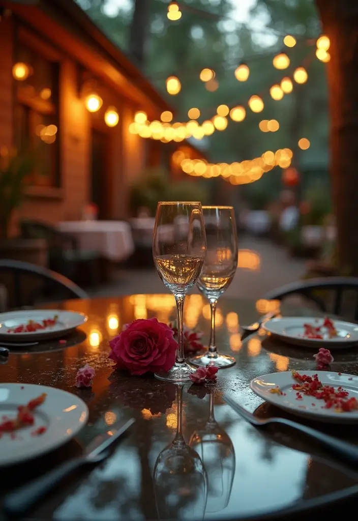 30 Romantic Date Night at Home Decor Ideas for an Intimate Setting - 25. Intimate Gaze with Reflective Surfaces