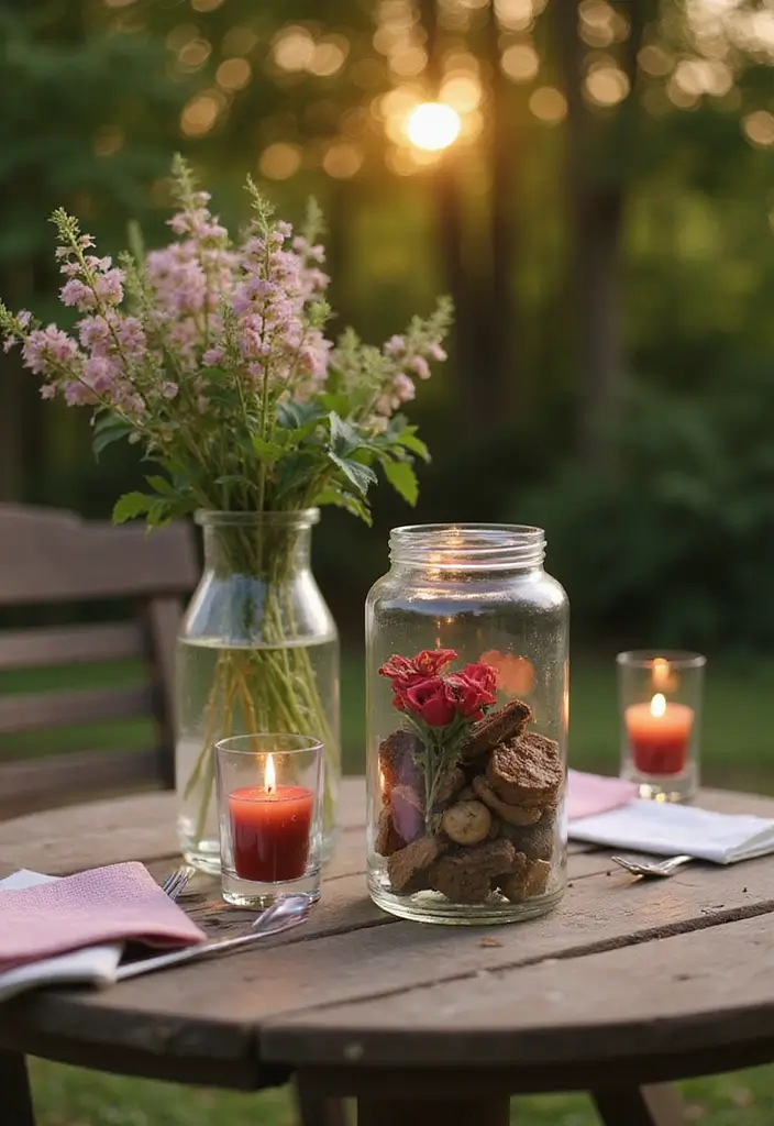 30 Romantic Date Night at Home Decor Ideas for an Intimate Setting - 26. Memory Jar for Future Reminiscing