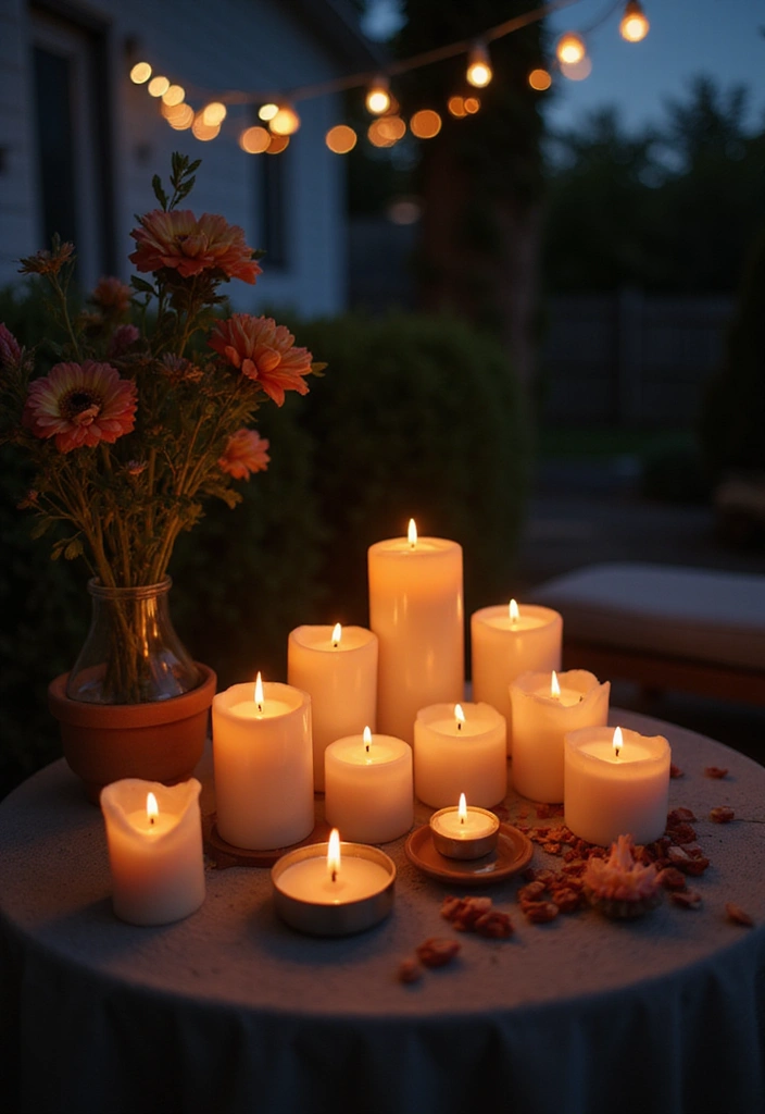 30 Romantic Date Night at Home Decor Ideas for an Intimate Setting - 4. Candles of All Shapes and Sizes