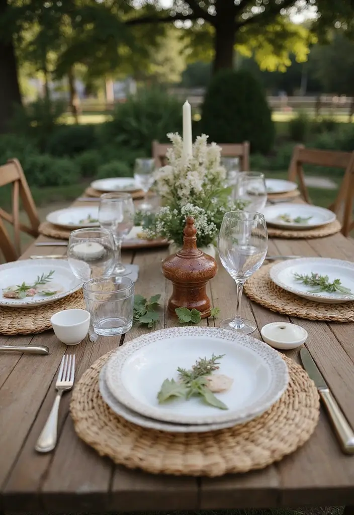 30 Romantic Date Night at Home Decor Ideas for an Intimate Setting - 7. Artisanal Tableware