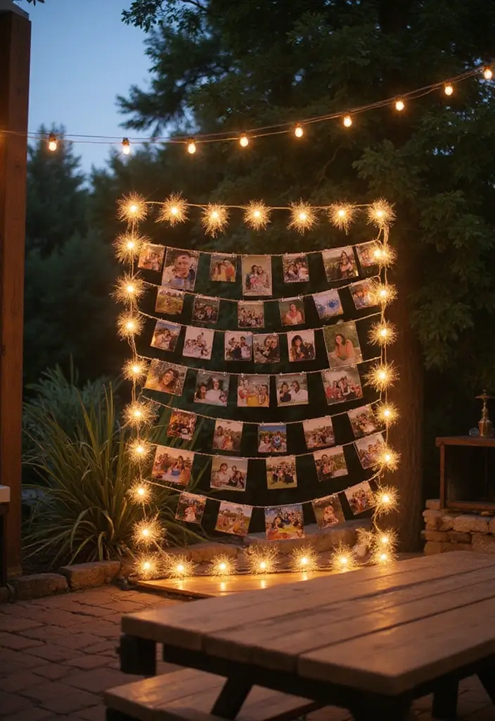 30 Romantic Date Night at Home Decor Ideas for an Intimate Setting - 9. Customized Photo Display