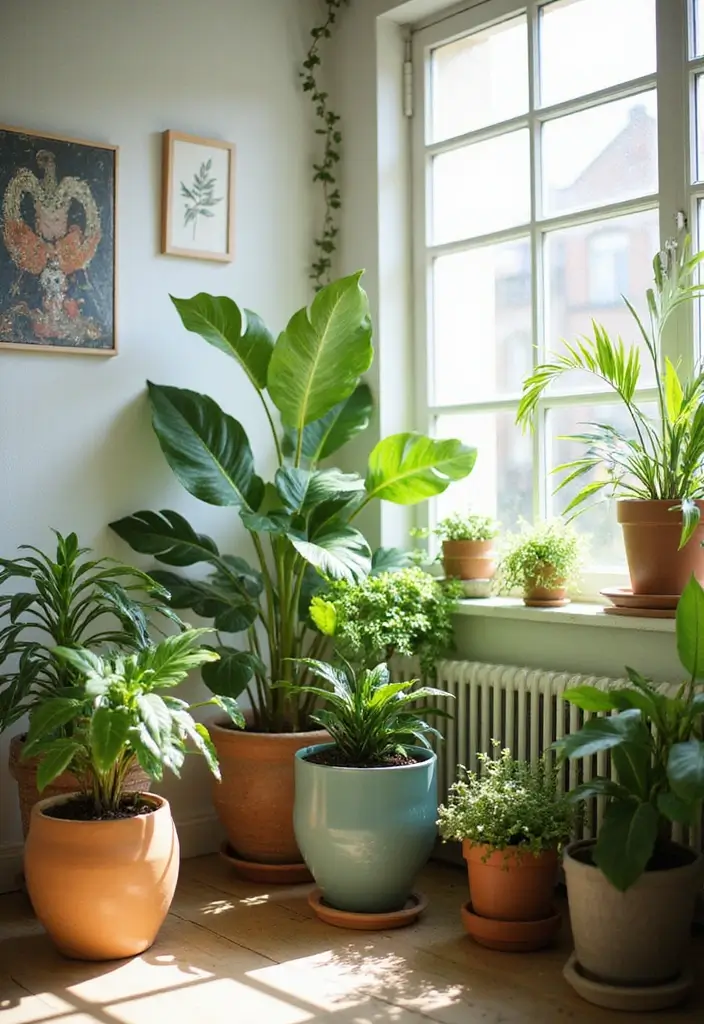 30 Winter Decor Ideas for the Home to Keep It Cozy and Bright - 18. Indoor Plants for Freshness
