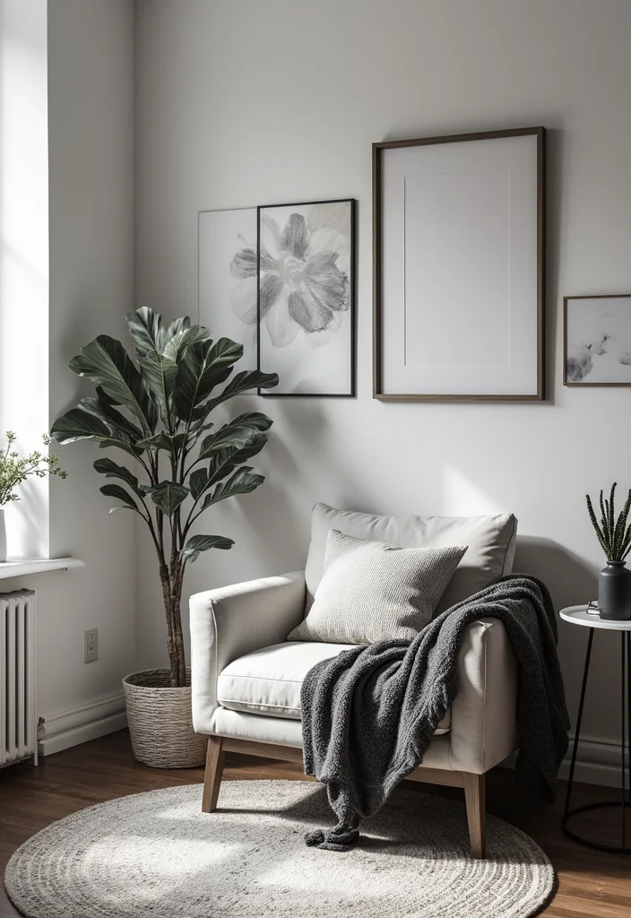 Black and White Home Decor: A Sleek Guide with 17 Modern Monochrome Inspirations - 17. Personalized Elements