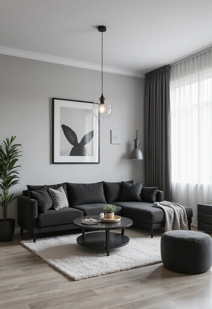 Black and White Home Decor: A Sleek Guide with 17 Modern Monochrome Inspirations - 7. Black and White Furniture