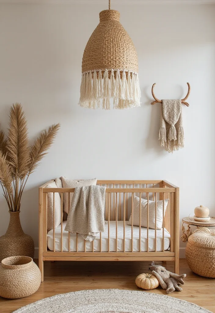 Boho Decor Ideas for the Home: A Free-Spirit Guide with 18 Soft & Eclectic Inspirations - 3. Incorporate Natural Materials