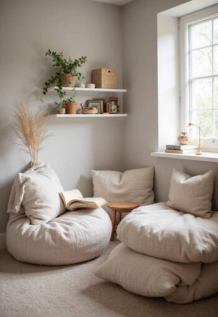 Boho Decor Ideas for the Home: A Free-Spirit Guide with 18 Soft & Eclectic Inspirations - 7. Cozy Reading Nook