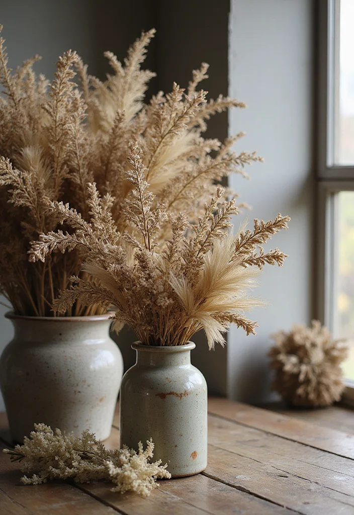 Crafts for Adults Home Decor: A Stylish Guide with 19 Sophisticated Handmade Inspirations - 13. Dried Flower Arrangements