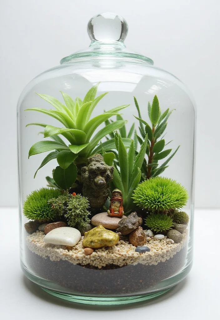 Crafts for Adults Home Decor: A Stylish Guide with 19 Sophisticated Handmade Inspirations - 8. Terrarium Art