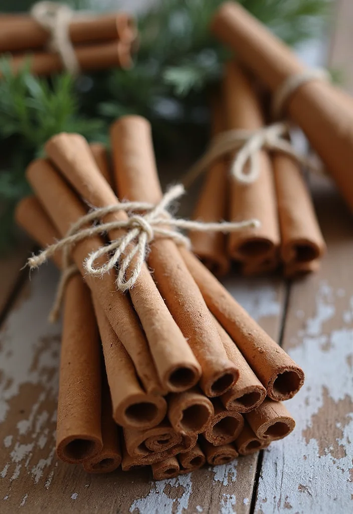 DIY Christmas Decorations for Home Decor: A Heartwarming Guide with 18 Festive Creative Inspirations - 13. Cinnamon Stick Bundles