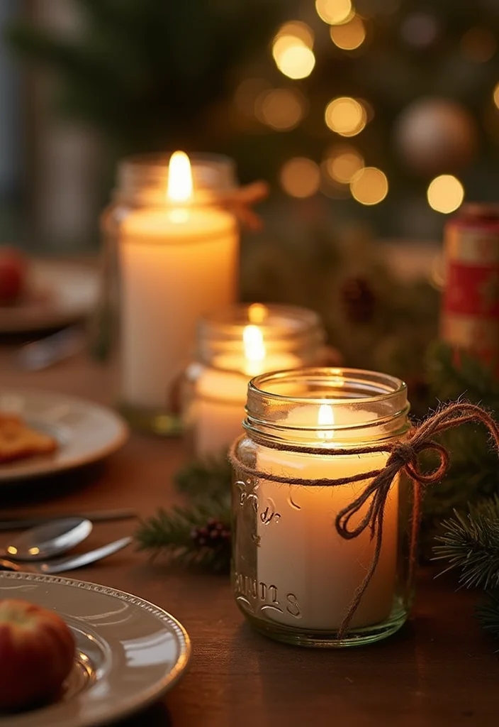 DIY Christmas Decorations for Home Decor: A Heartwarming Guide with 18 Festive Creative Inspirations - 7. Eco-Friendly Candle Holders