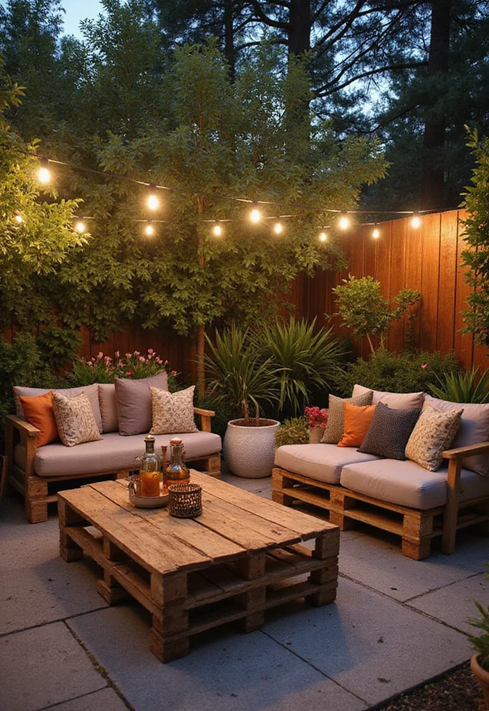 DIY Creative Crafts Home Decor: A Fun Guide with 17 Artistic Handmade Inspirations - 11. Decorative Pallet Furniture