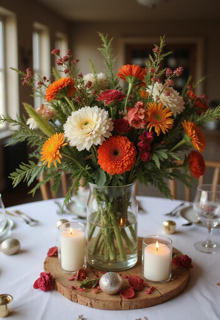 DIY Home Decor Dollar Store: A Crafty Guide with 17 Affordable Creative Inspirations - 14. Budget-Friendly Table Centerpieces